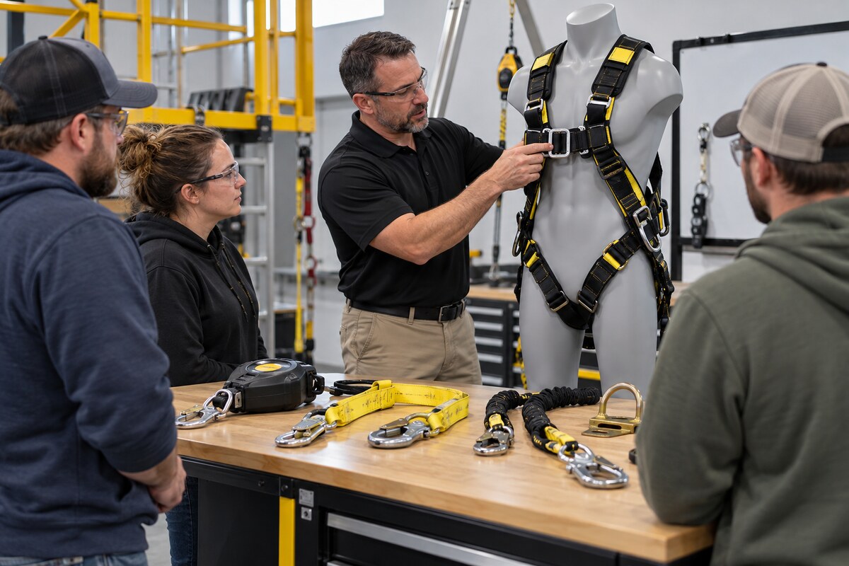 Fall Protection, Climbing & Basic Rescue — illustrative safety training photograph