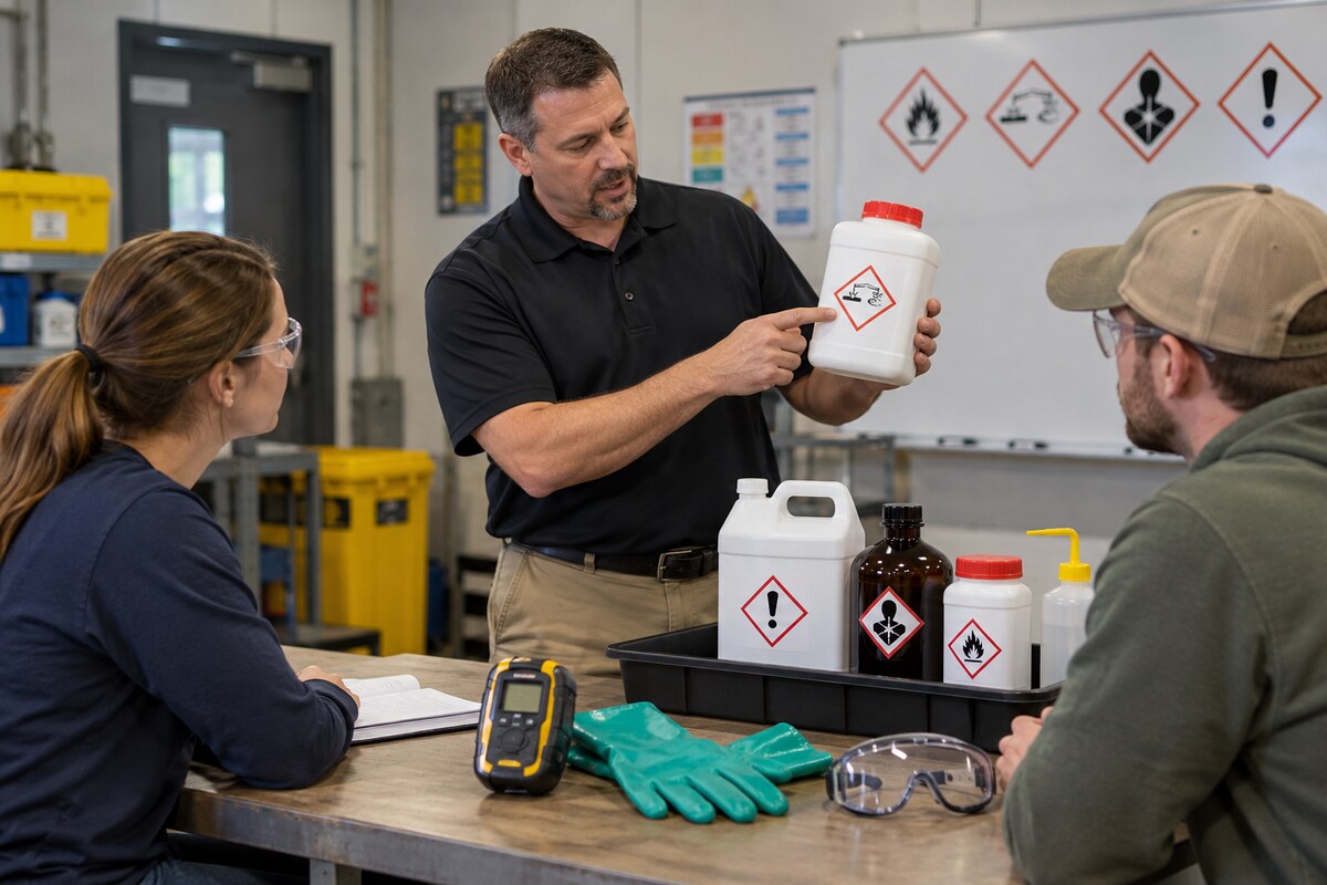 HAZWOPER Awareness & Hazardous Materials Training — illustrative safety training photograph